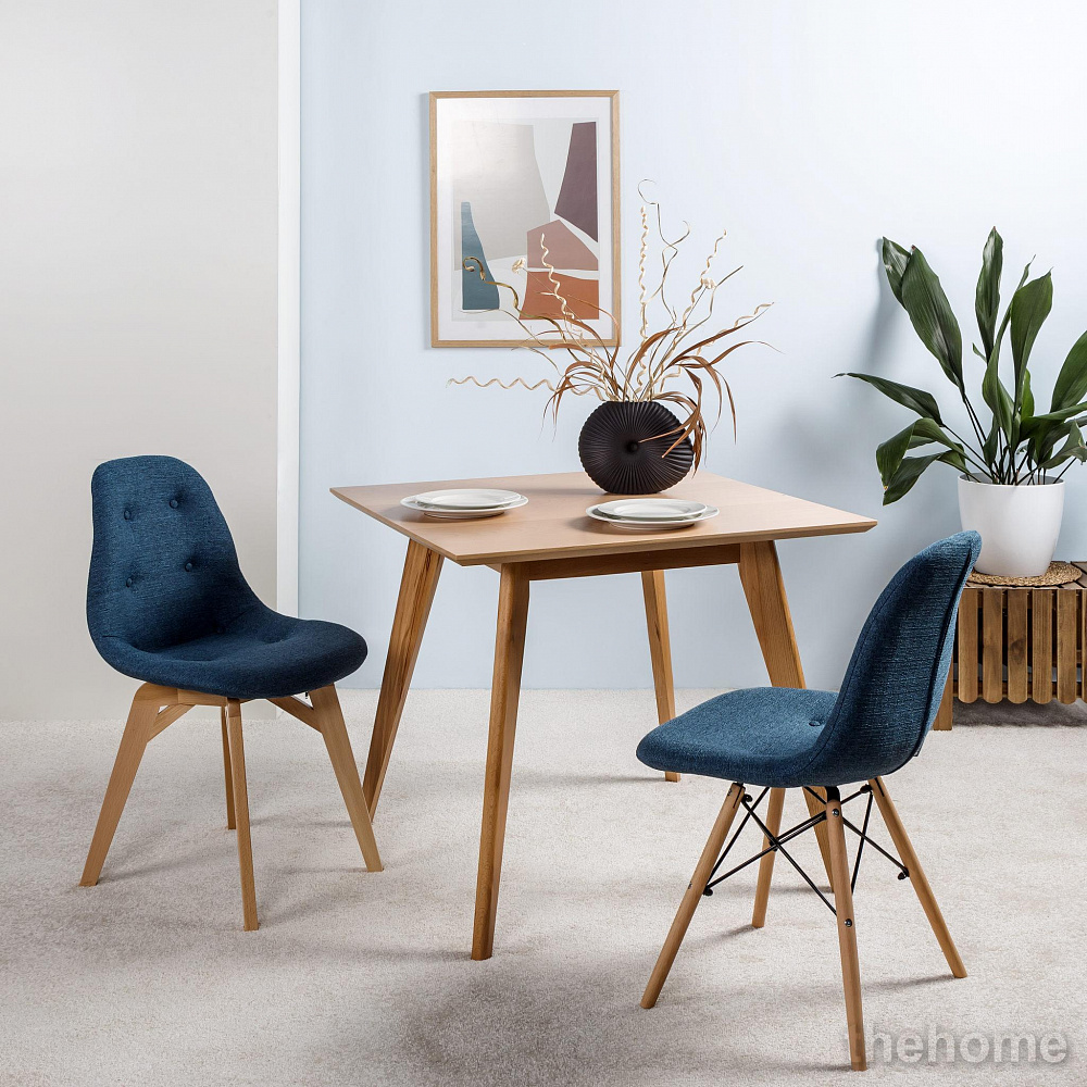 Стол R-Home Лунд квадратный 860*860 бук-бук - 4
