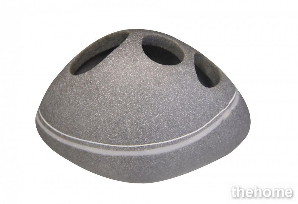 Стакан для зубных щеток Ridder Little Rock 22190207, серый - TheHome