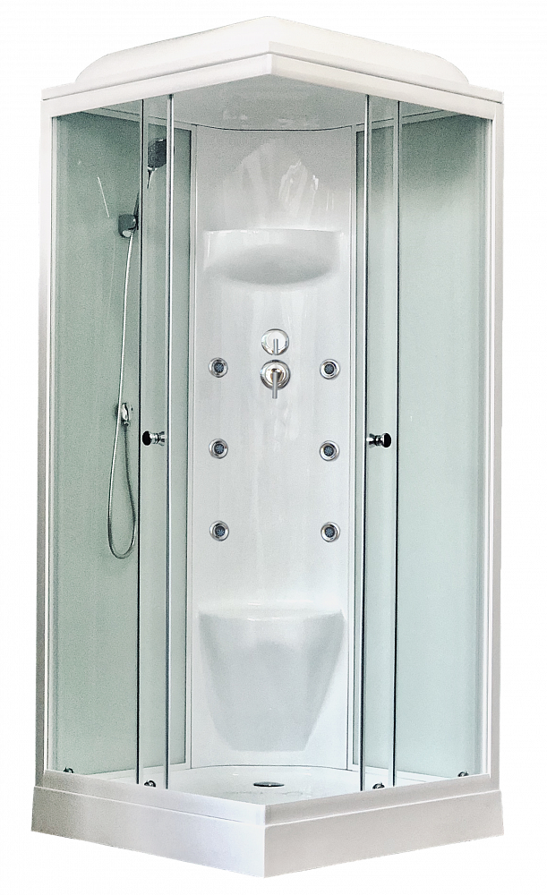 Душевая кабина Royal Bath 90HP7-WT белое/прозрачное - TheHome