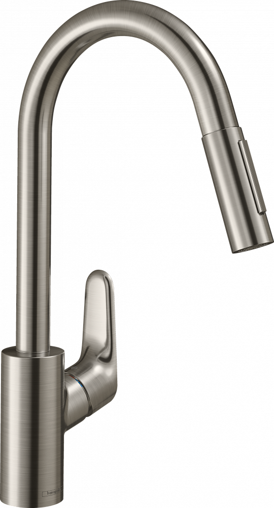 Смеситель Hansgrohe Focus M41 31833800 для кухонной мойки, под сталь - TheHome