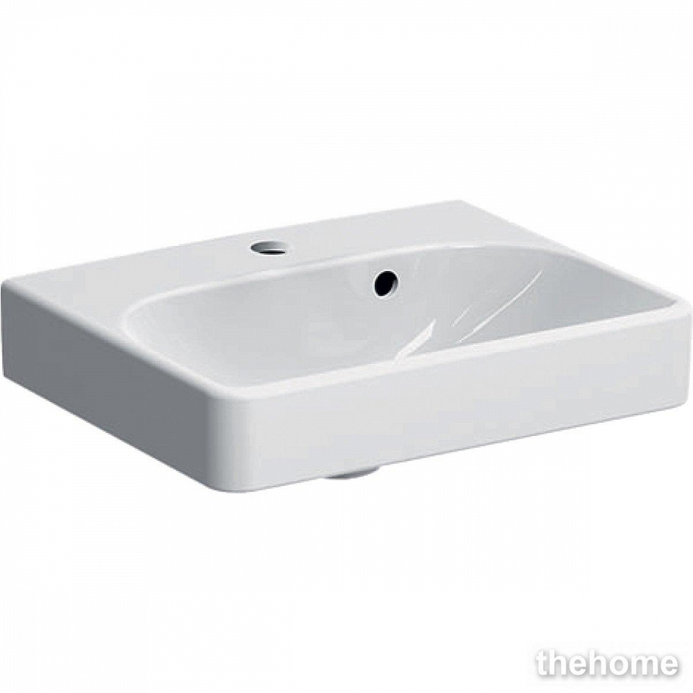 Раковина Geberit Smyle Square 45см 500.222.01.1 белая - TheHome