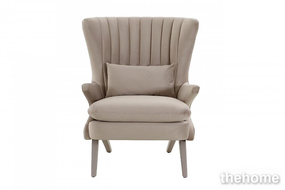 DY-733 GRE Кресло велюр серый 82*90*110см Garda Decor - TheHome