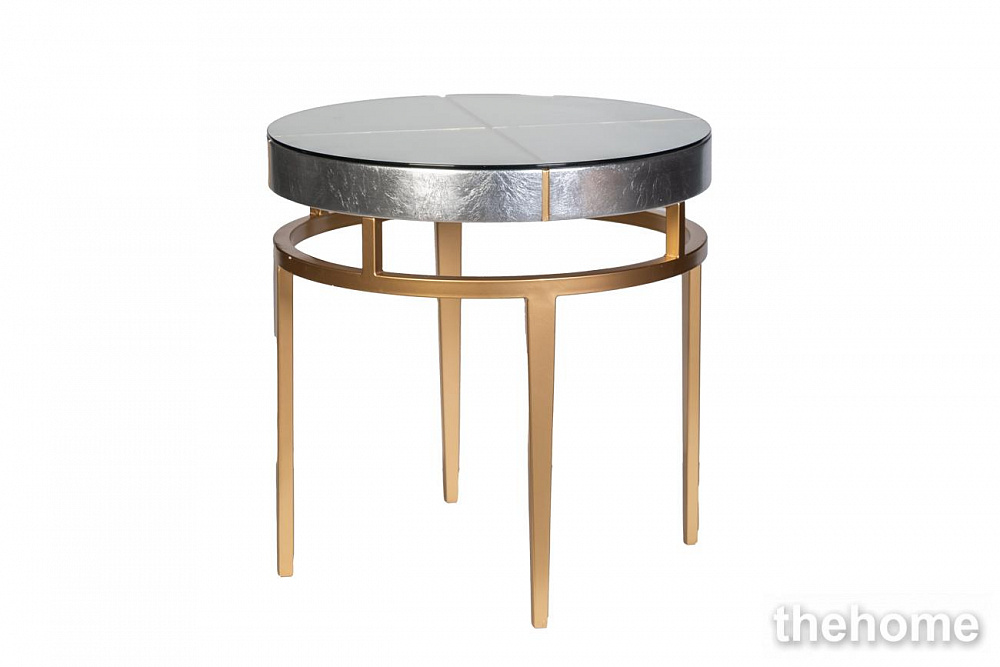 ART-2705-ET Стол журнальный "Futuro" серебристый d61*61см Garda Decor - TheHome