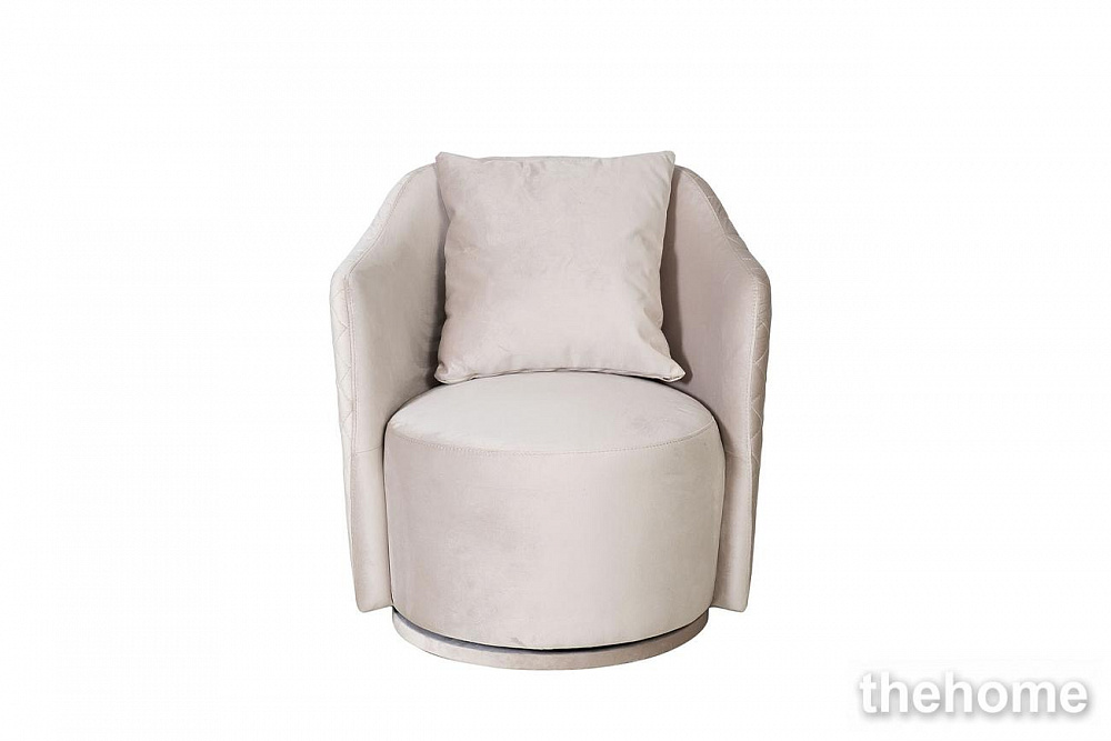 Кресло Verona Basic вращающееся велюр беж. Bel09 70*77*80см Garda Decor - TheHome