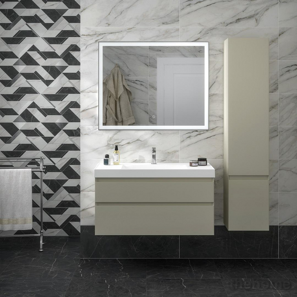 Шкаф-пенал Kerama Marazzi Cubo 35 см CU.165rh\LIM бежевый - 2