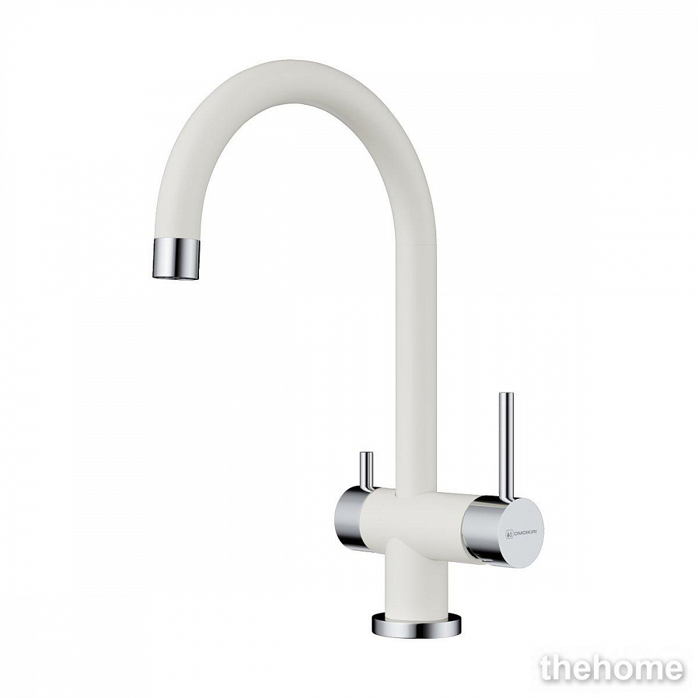 Смеситель Omoikiri Yamada-WH для кухонной мойки, 4994227 - TheHome