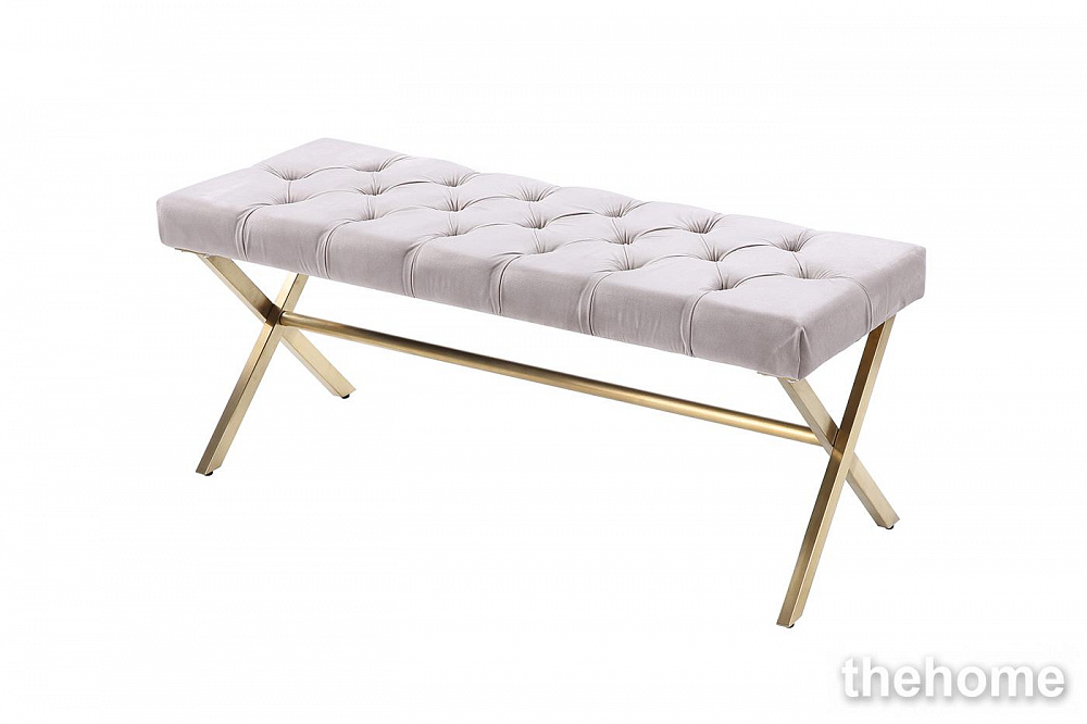 N-2133BANK-BEG Банкетка велюр бежевый cсм Garda Decor - 2