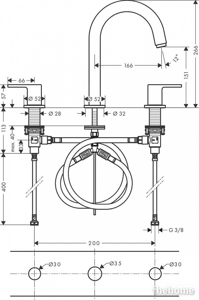 Смеситель Hansgrohe Vernis Shape для раковины 71563000 хром - 4