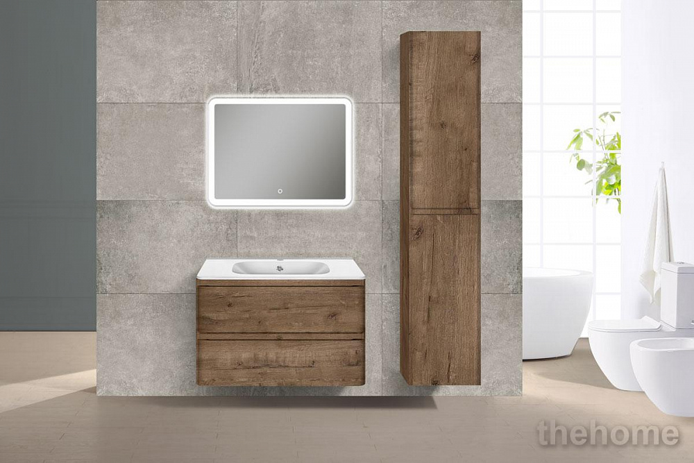 Тумба под раковину Vincea Vico 80 см подвесная, ящики soft close, V.Oak - 4