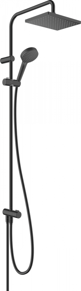 Душевая стойка Hansgrohe Vernis Shape Showerpipe 230 1jet Reno 26282670, матовый чёрный - TheHome
