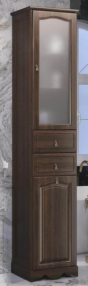Шкаф-пенал Opadiris Риспекто 40 L орех антикварный - TheHome