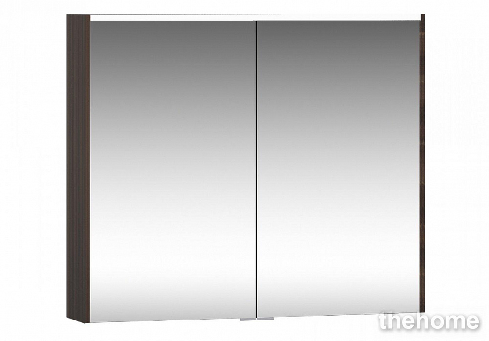 Зеркальный шкаф Vitra Metropole 58211 80 см, с подсветкой, цвет - сливовое дерево - TheHome