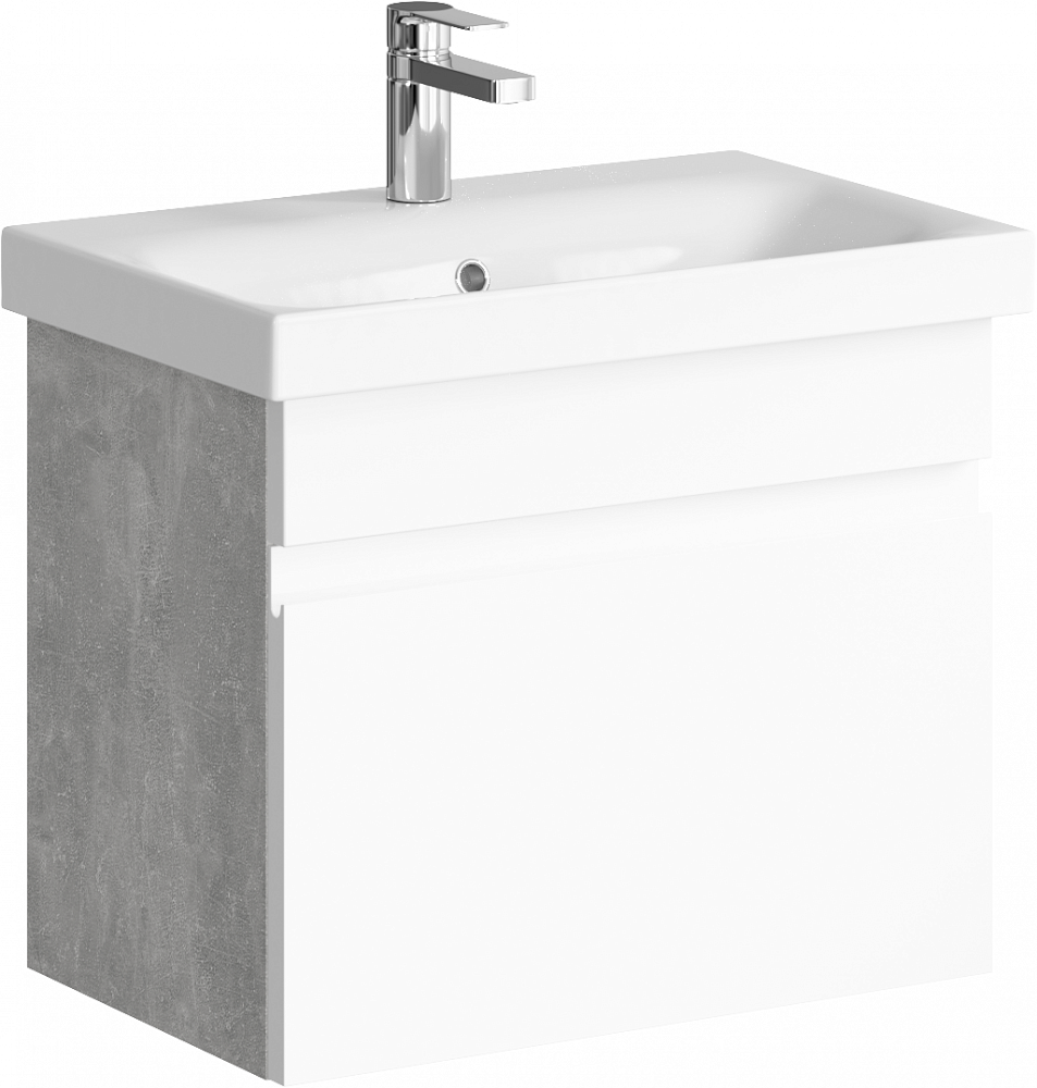 Тумба под раковину Aqwella Smart SRT0106BS 56x46 белый - TheHome