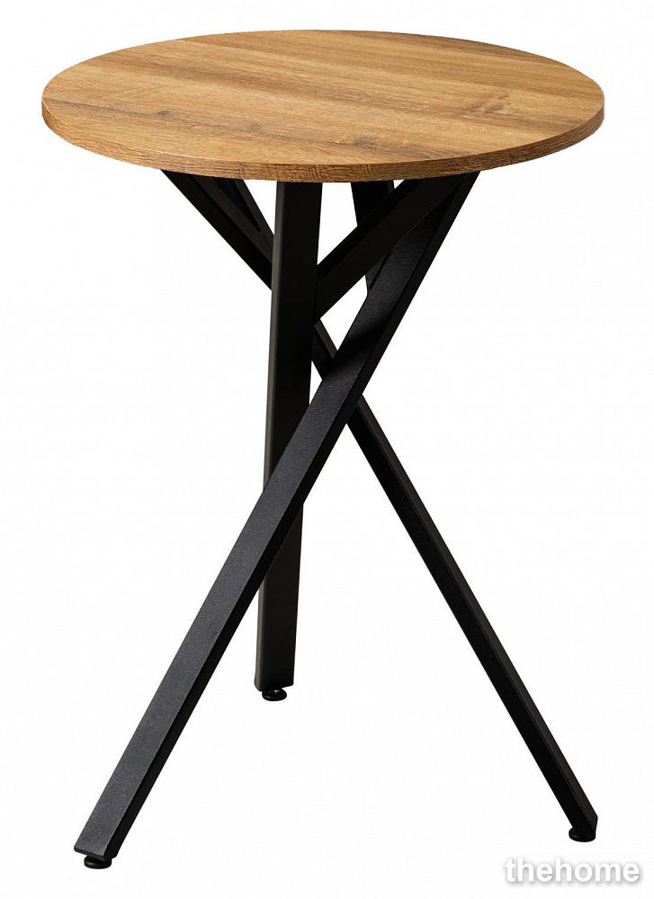 Стол журнальный R-Home Flora R Шерман коньяк - TheHome