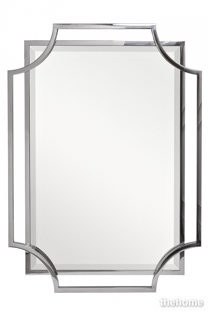 KFE1150/1 Зеркало в стальной раме цвет хром 78*108см Garda Decor - TheHome