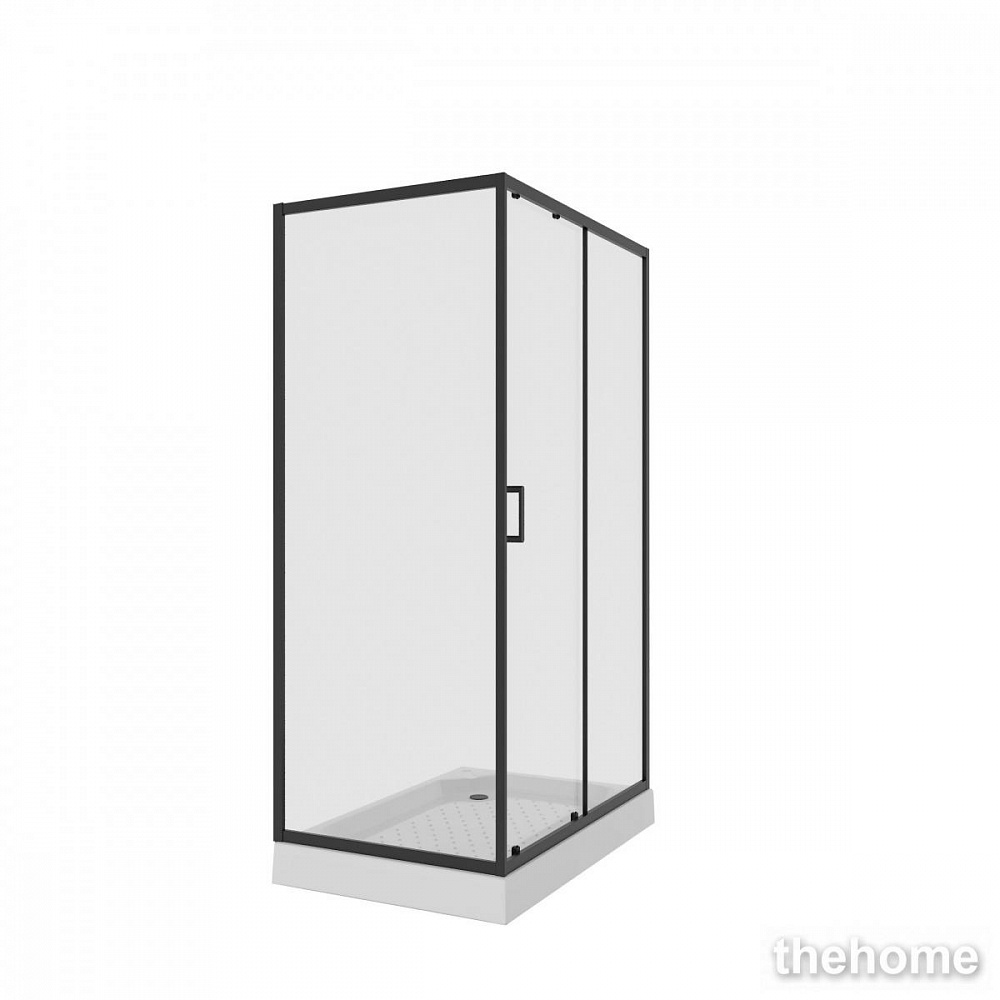 Душевой уголок Niagara Nova 68120812BLACK 120x80 см - TheHome