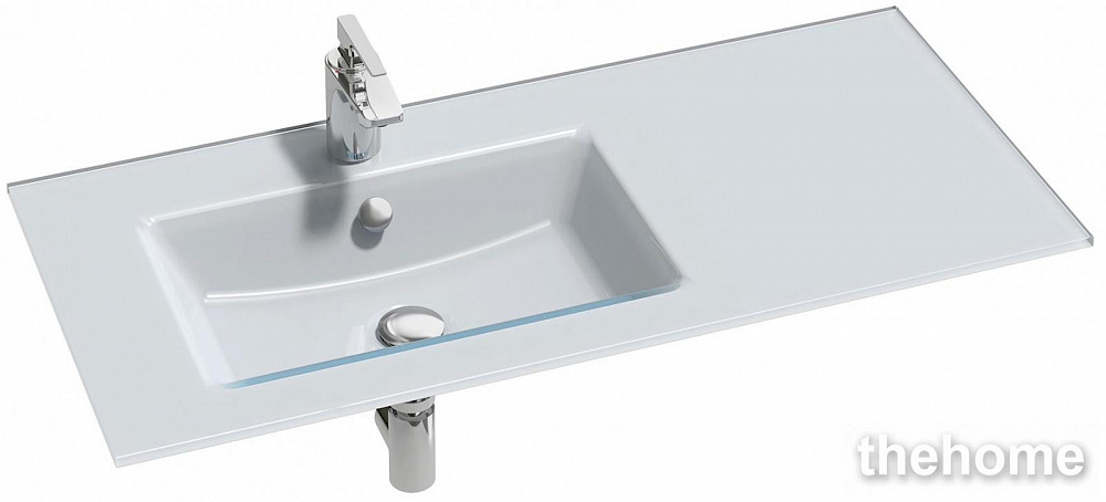 Раковина стеклянная Jacob Delafon Vox EB2103-DD1 100х46 см левая белая глянцевая - TheHome