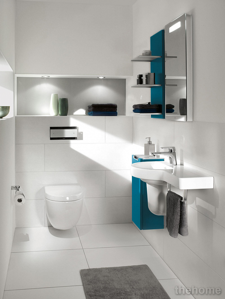 Подвесной унитаз Villeroy & Boch Subway Plus 6604 10R1 660410R1 alpin Сeramicplus - 9