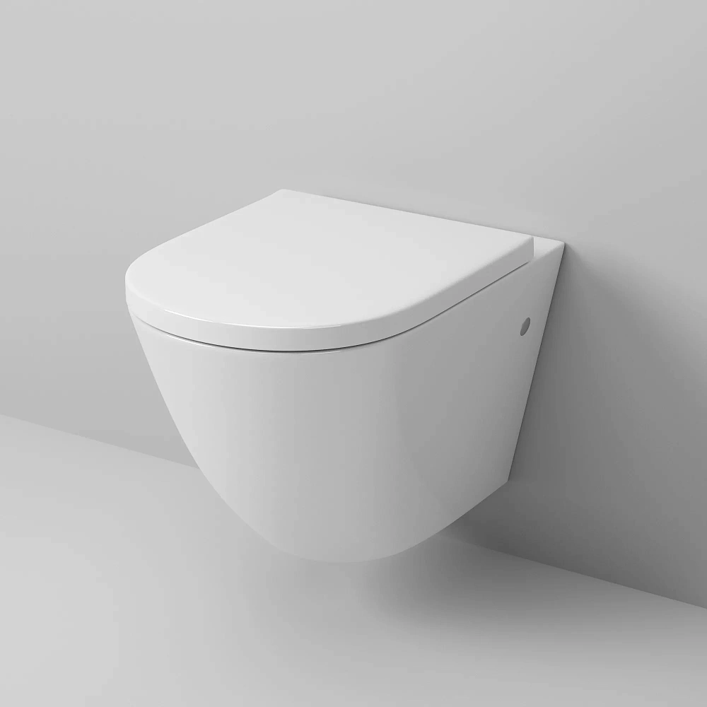 Унитаз подвесной Grossman GR-4411S безободковый с тонкой крышкой - TheHome