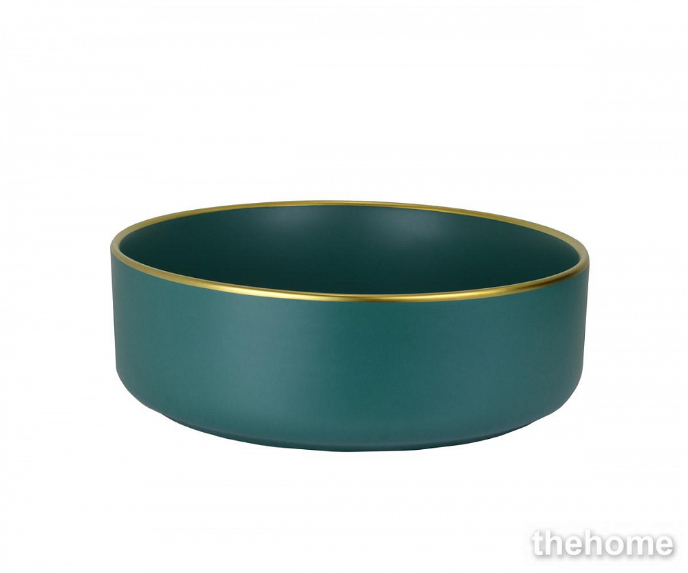 Накладная раковина Bronze de Luxe зеленая 1054 - 2