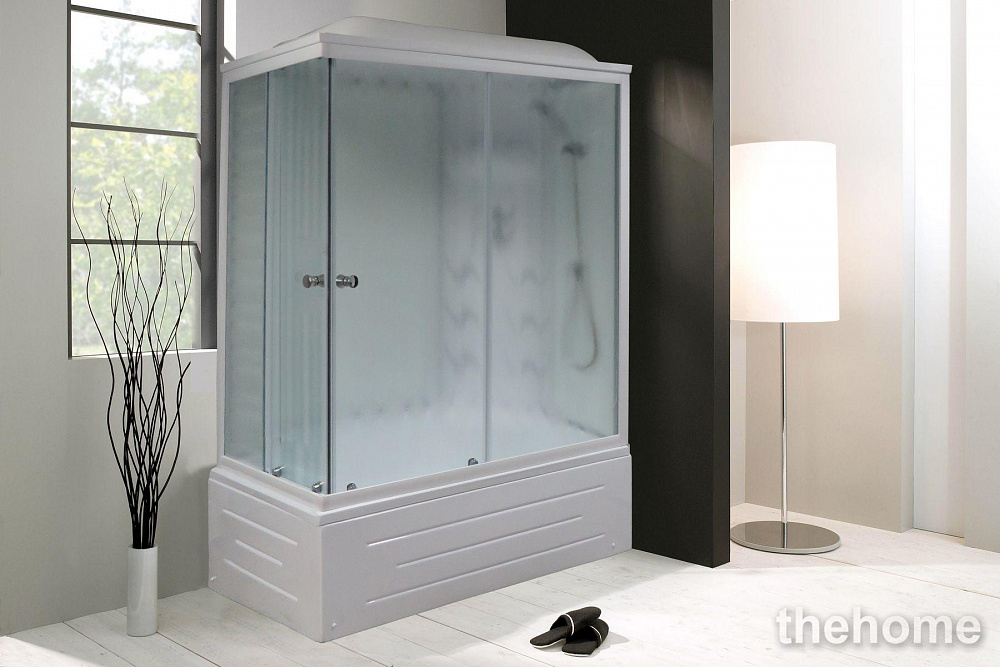 Душевая кабина Royal Bath 8100BP3-WCбелое/матовое правая - 2