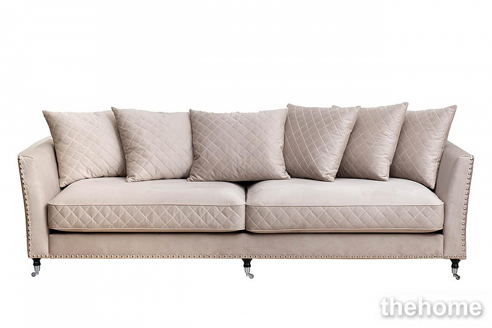 Диван Sorrento 250 трехмест., велюр св.серый Colt030-SVSER250*101*90 Garda Decor - TheHome