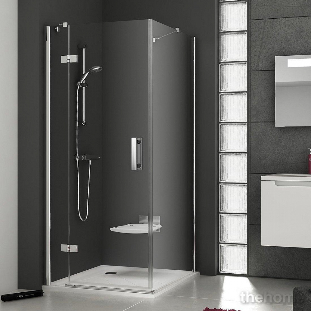 Душевая дверь Ravak SMARTLINE SMSD2-110 B-L хром+ прозрачное стекло - TheHome