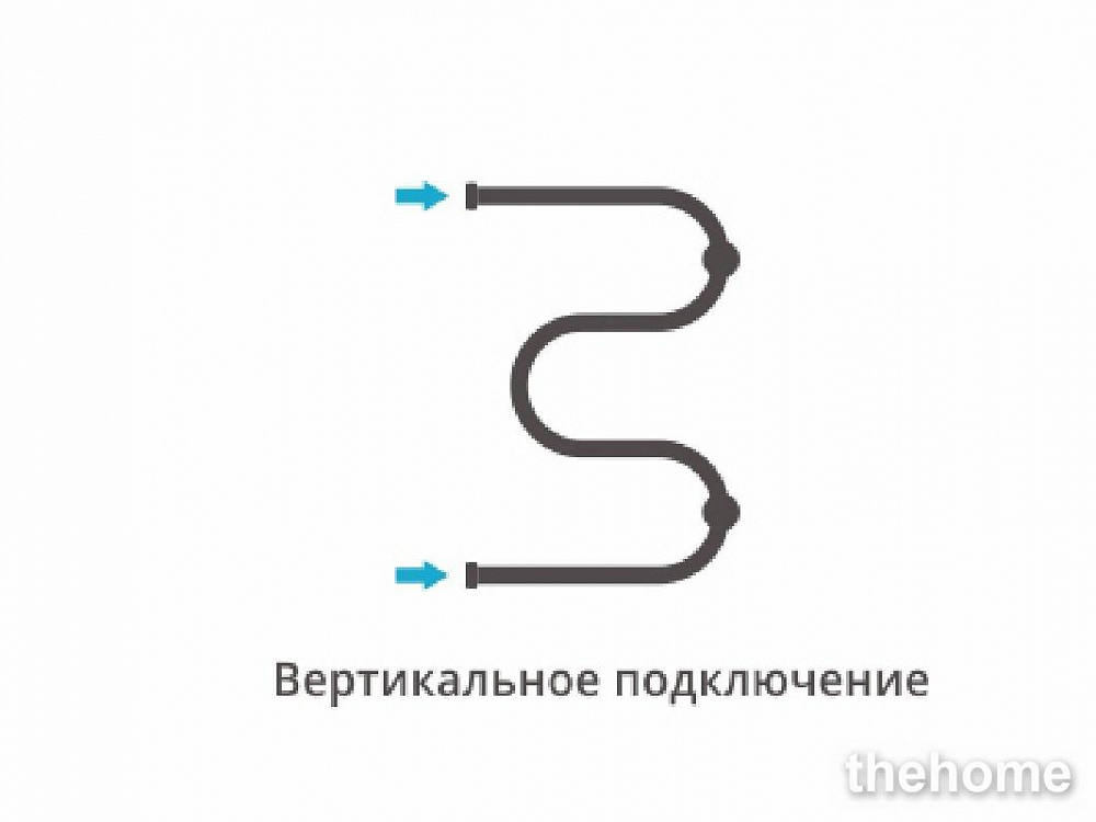 Полотенцесушитель водяной Сунержа М-образный 60 x 40 см, 00-0007-6040 - 4