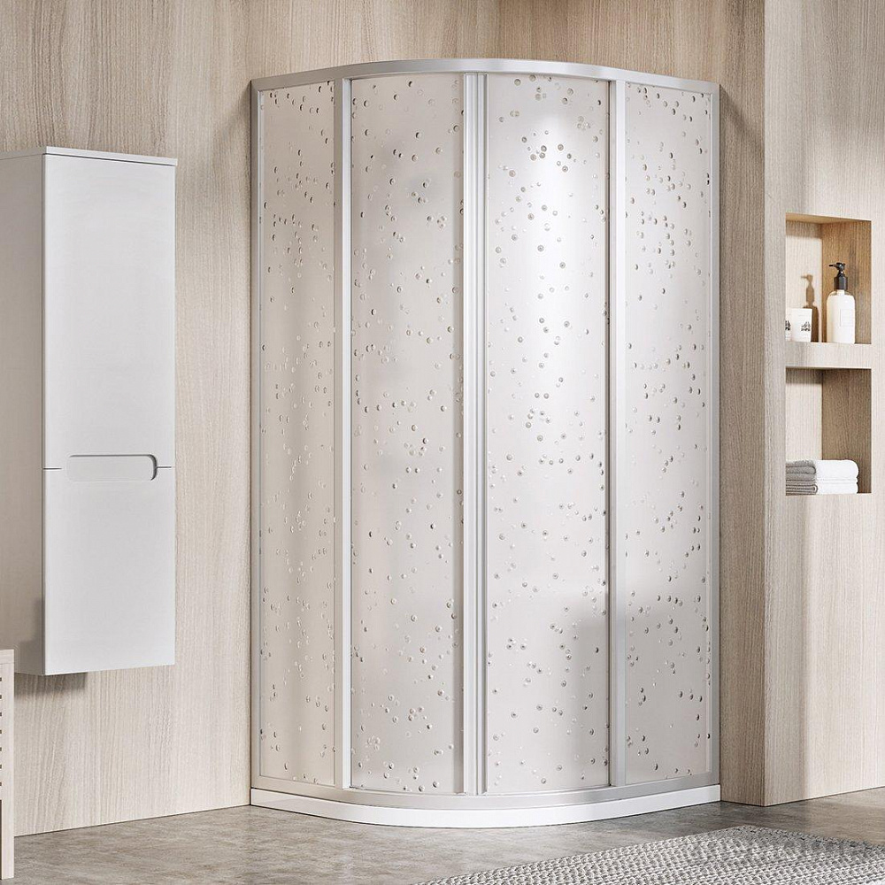 Душевой уголок Ravak SUPERNOVA SKCP4-90 сатин+ Pearl - TheHome