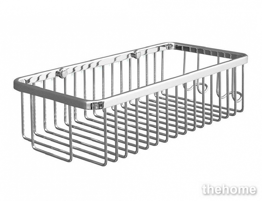 Полочка Aquanet 8151, 32 см, с крючками, хром - TheHome