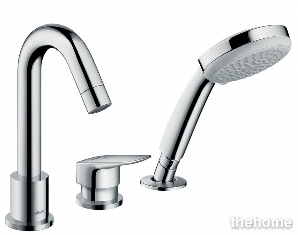 Смеситель на борт ванны Hansgrohe Logis 71313000 - TheHome