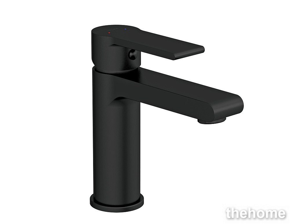 Смеситель Cersanit Brasko Black для раковины черный клик клак, 63107 - TheHome