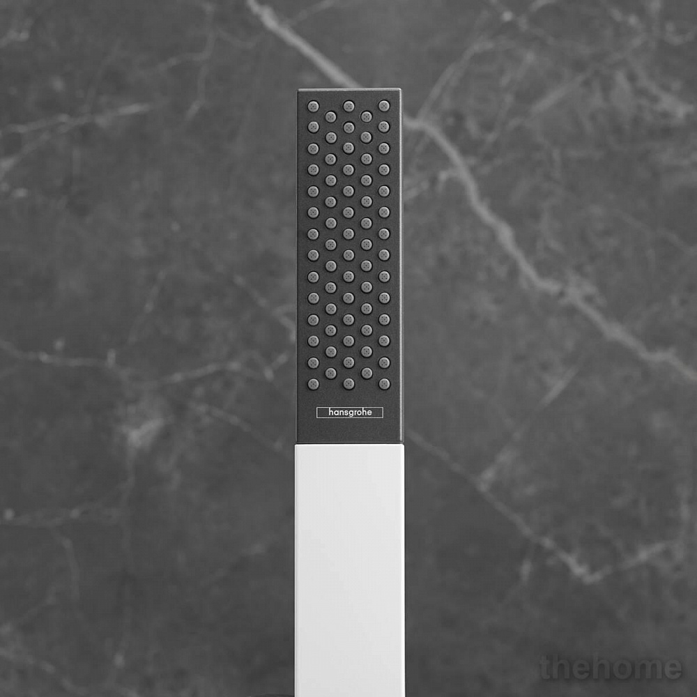 Ручной душ Hansgrohe Rainfinity Baton 100 1jet 26866700, белый матовый - 2