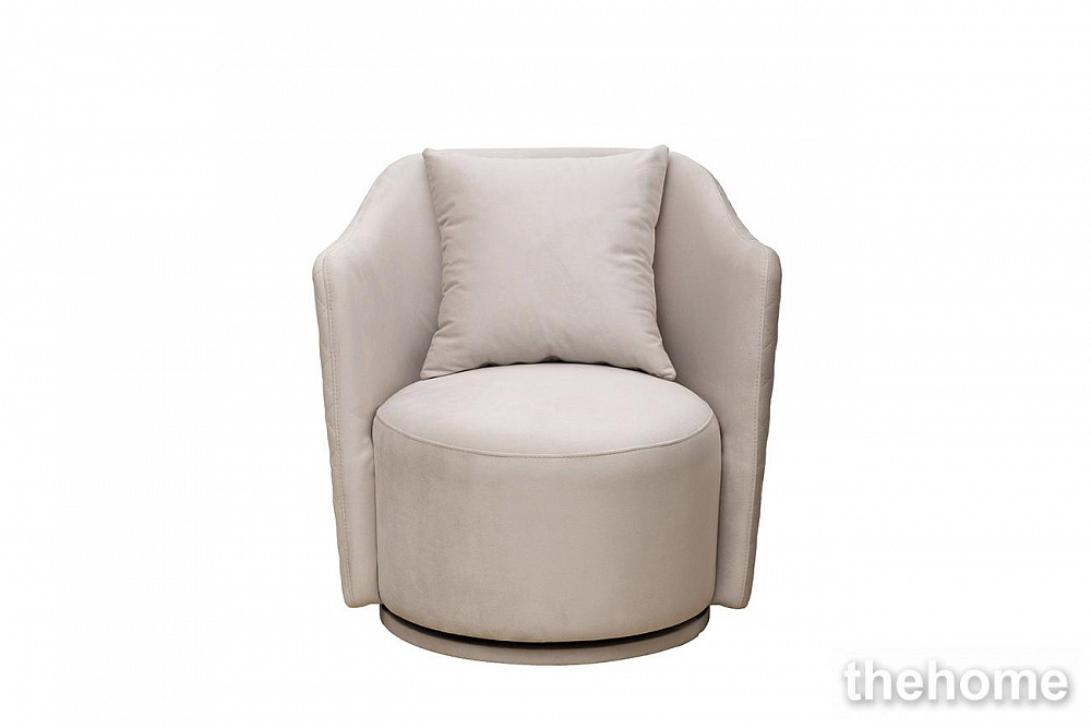Кресло Verona Basic вращающееся велюр беж. Colt002-BEG 70*77*80см Garda Decor - TheHome
