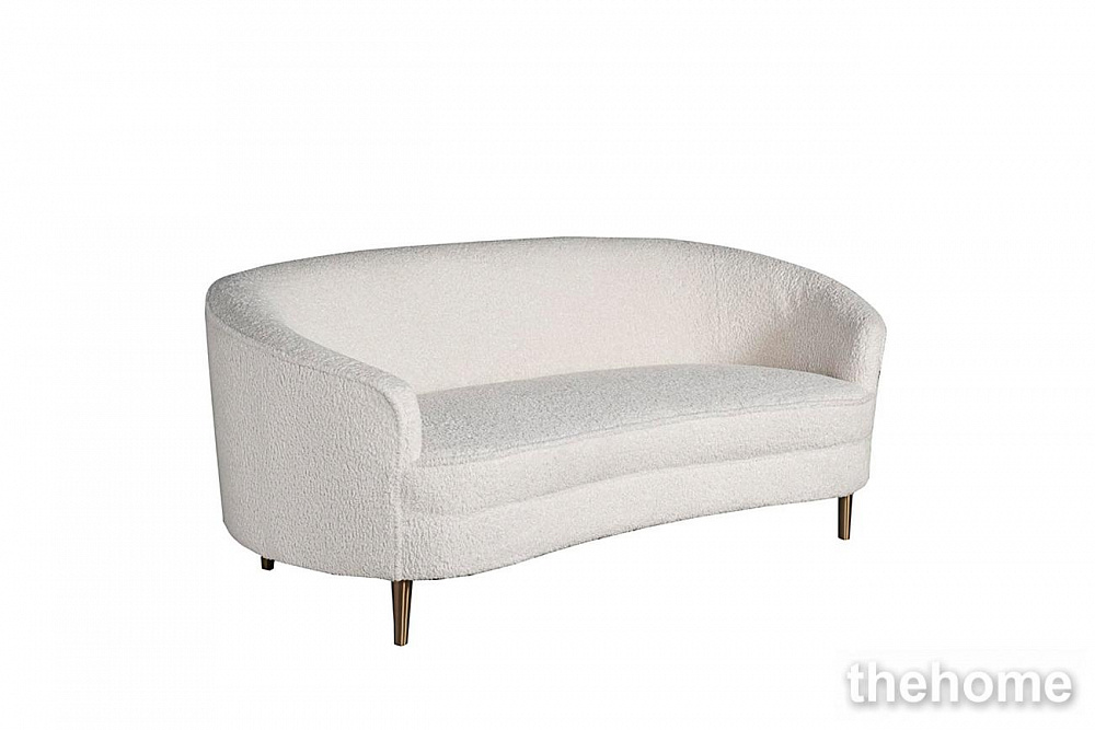 48MY-1289-L CRE Диван двухместный иск.каракуль крем.181*87*71см Garda Decor - 2