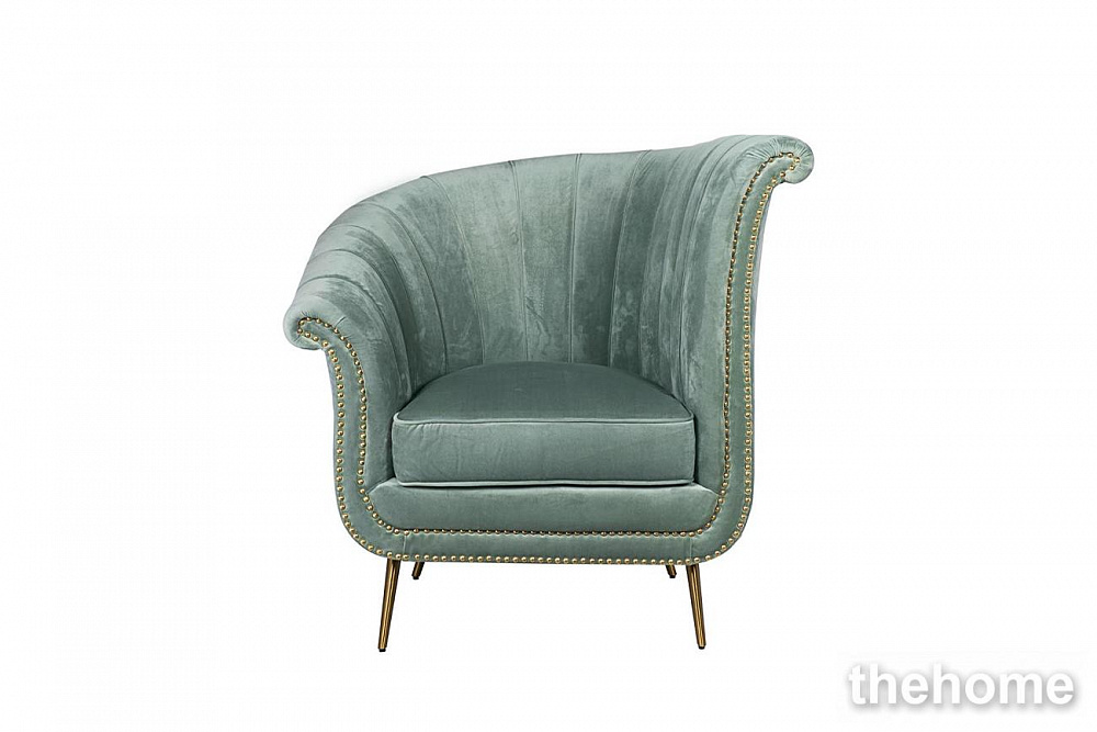 48MY-2682-L MNT GO Кресло велюр мятный (левое) 92*80*94см Garda Decor - TheHome