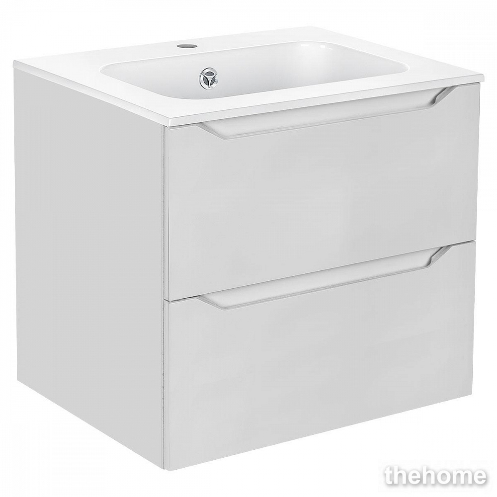 Тумба под раковину Vincea Norma 60 см подвесная, ящики soft close, G.White - TheHome
