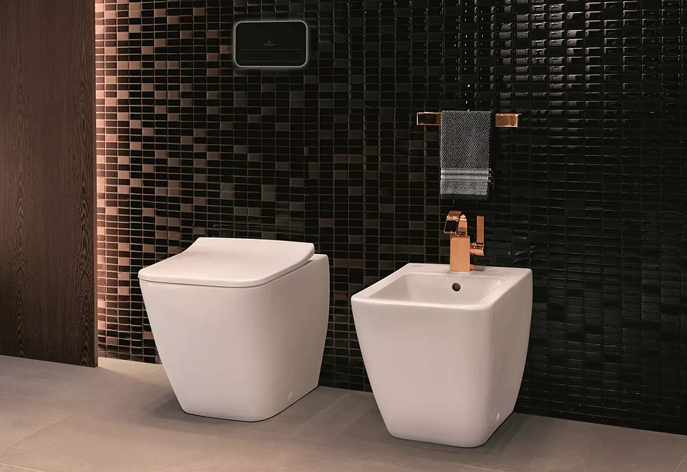 Приставной унитаз Villeroy & Boch Venticello 4613R0R1 безободковый Ceramicplus - 3