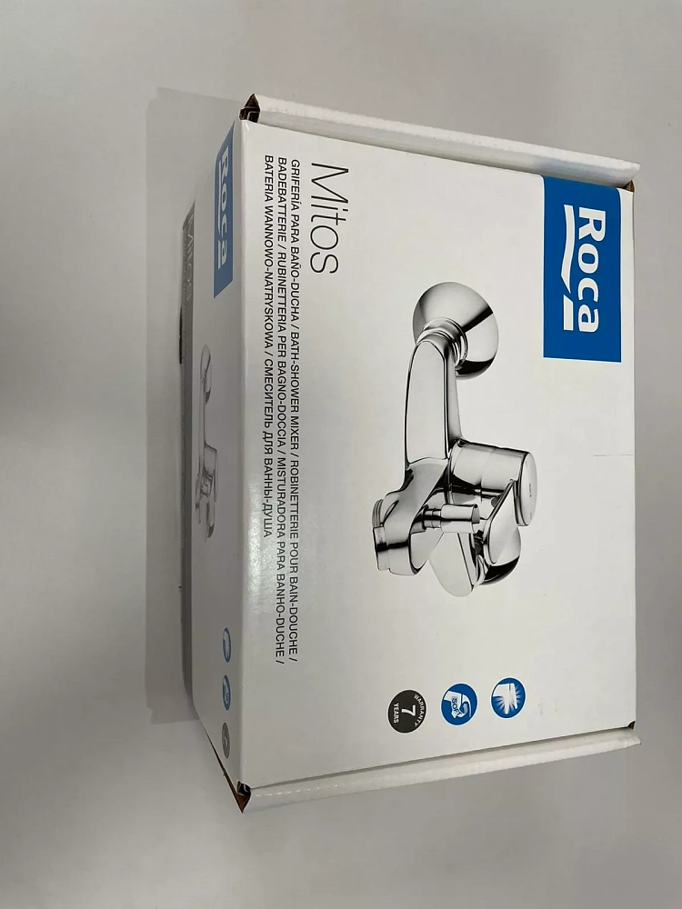 Смеситель Roca Mitos 5A0281C0M для ванны с душем, хром - 6