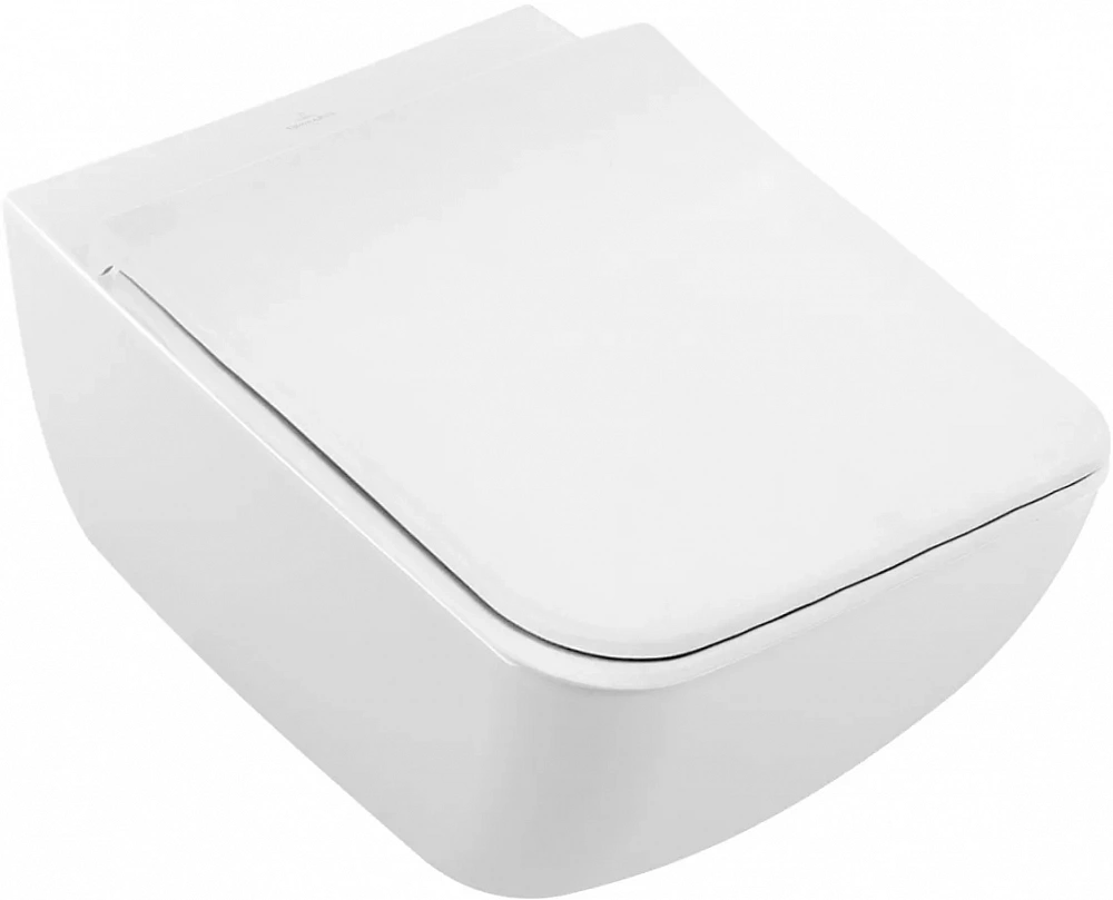 Подвесной унитаз Villeroy & Boch Venticello 4611RLR1 альпийский белый CeramicPlus безободковый - TheHome