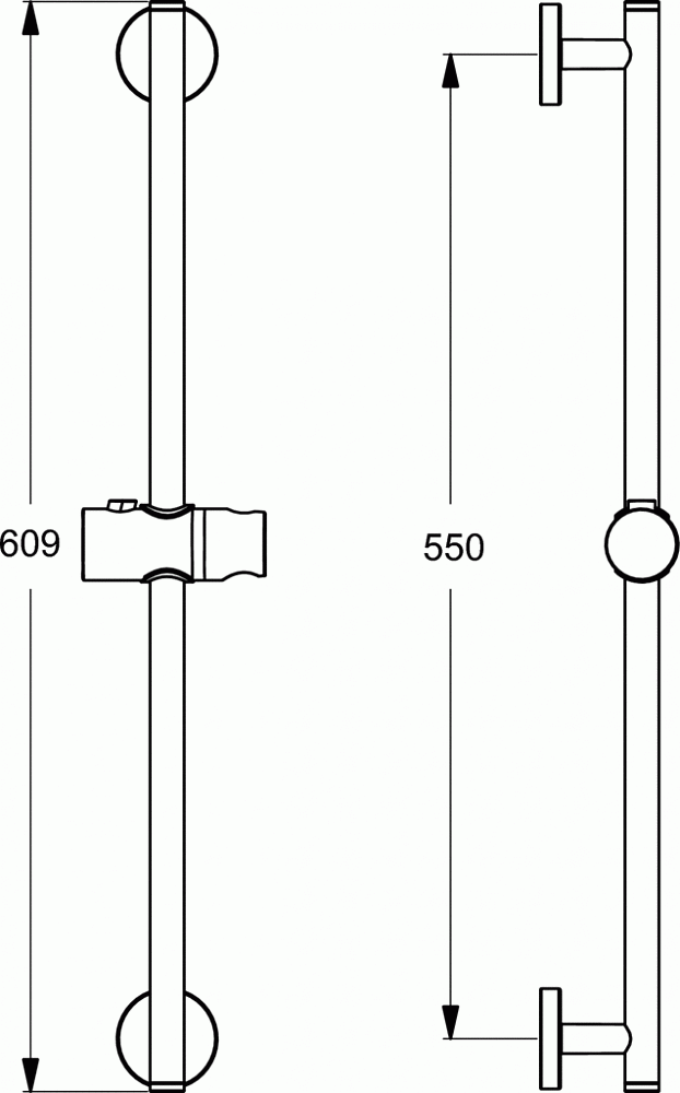 Душевая штанга Ideal Standard Idealrain B9420AA - 2