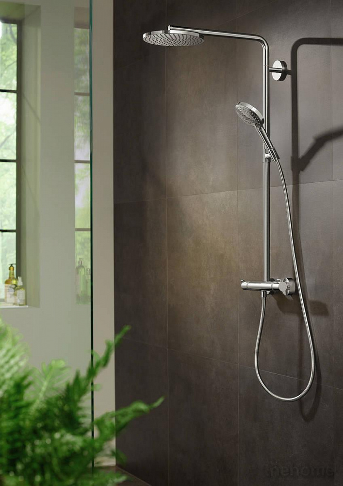Душевая стойка Hansgrohe Raindance Select Showerpipe S 240 1jet PowderRain 27633000, хром - 4