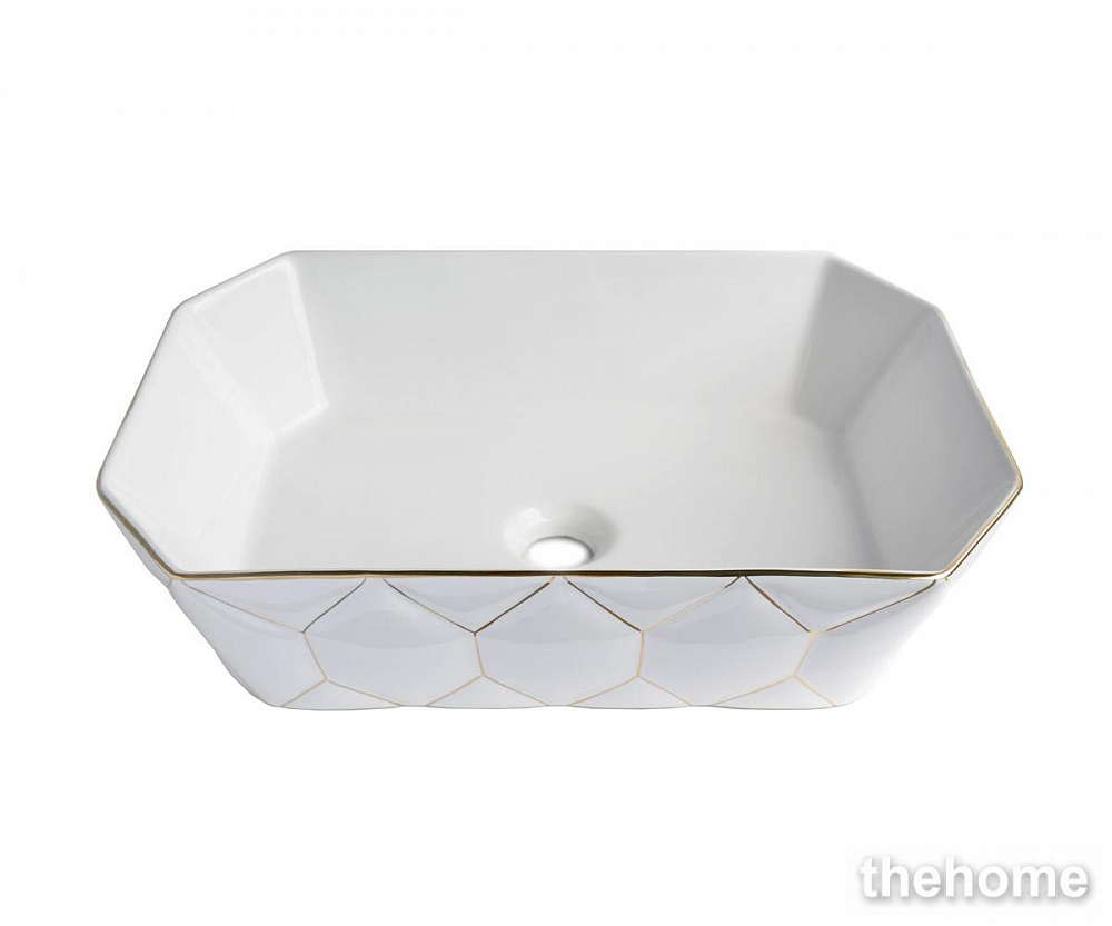 Накладная раковина Bronze de Luxe Golden Cell 1398GL - TheHome