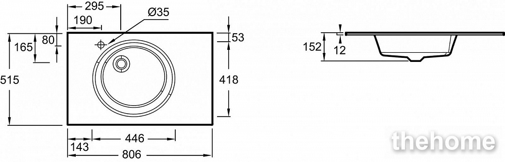 Стеклянная раковина Jacob Delafon Odeon Rive Gauche EB2562-DE1 80 см белая матовая - 2