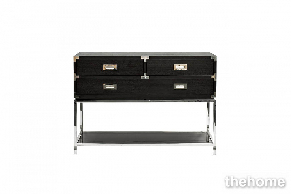 46AS-CT4116-BL Консоль черная 130*40*90см Garda Decor - TheHome