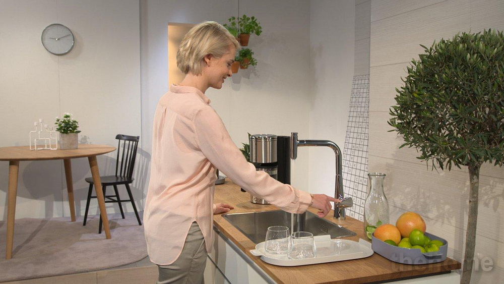 Смеситель Hansgrohe Talis Select S 220 72822000 для кухонной мойки, хром - 5