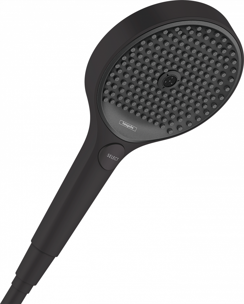 Душевая лейка Hansgrohe Rainfinity 130 3jet 26864670, матовый черный - TheHome