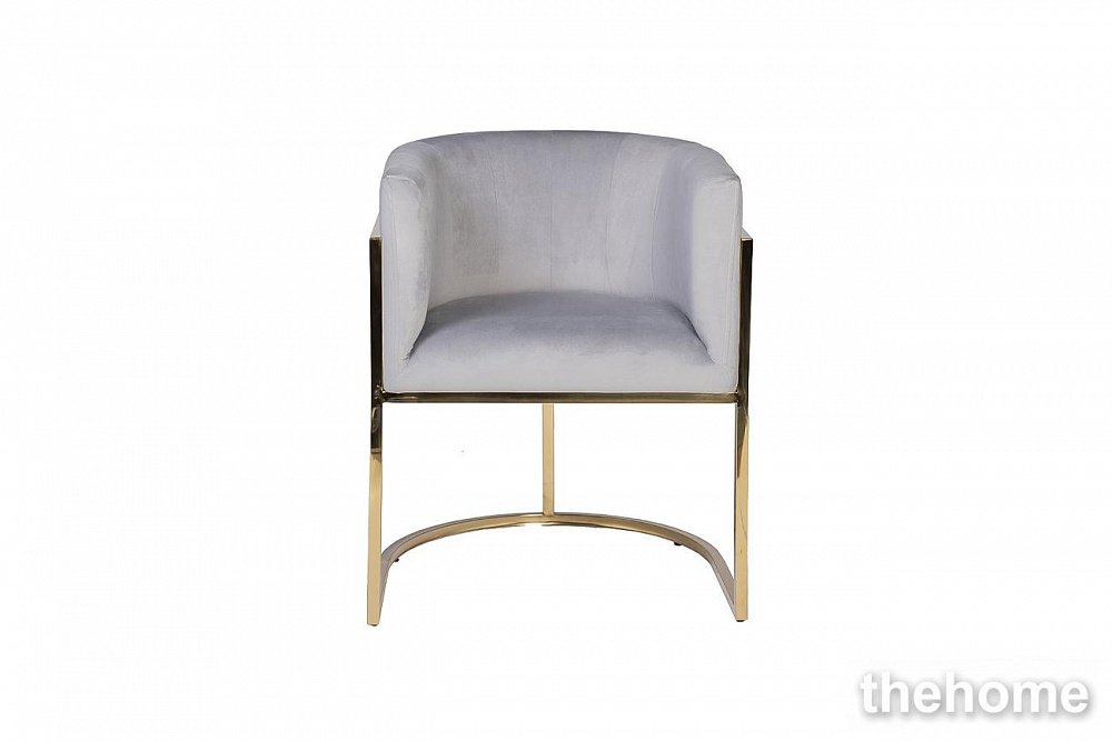 30C-DX-2010-1 LBG Кресло велюр серо-голубой 54*56*72см Garda Decor - TheHome