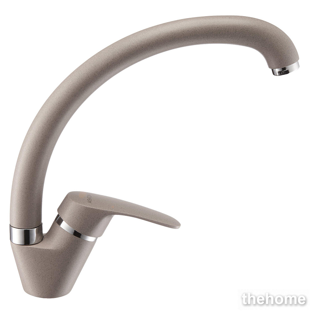 Смеситель для кухни Aquaton Нимо 1AX002FCXX250 серый шелк - TheHome