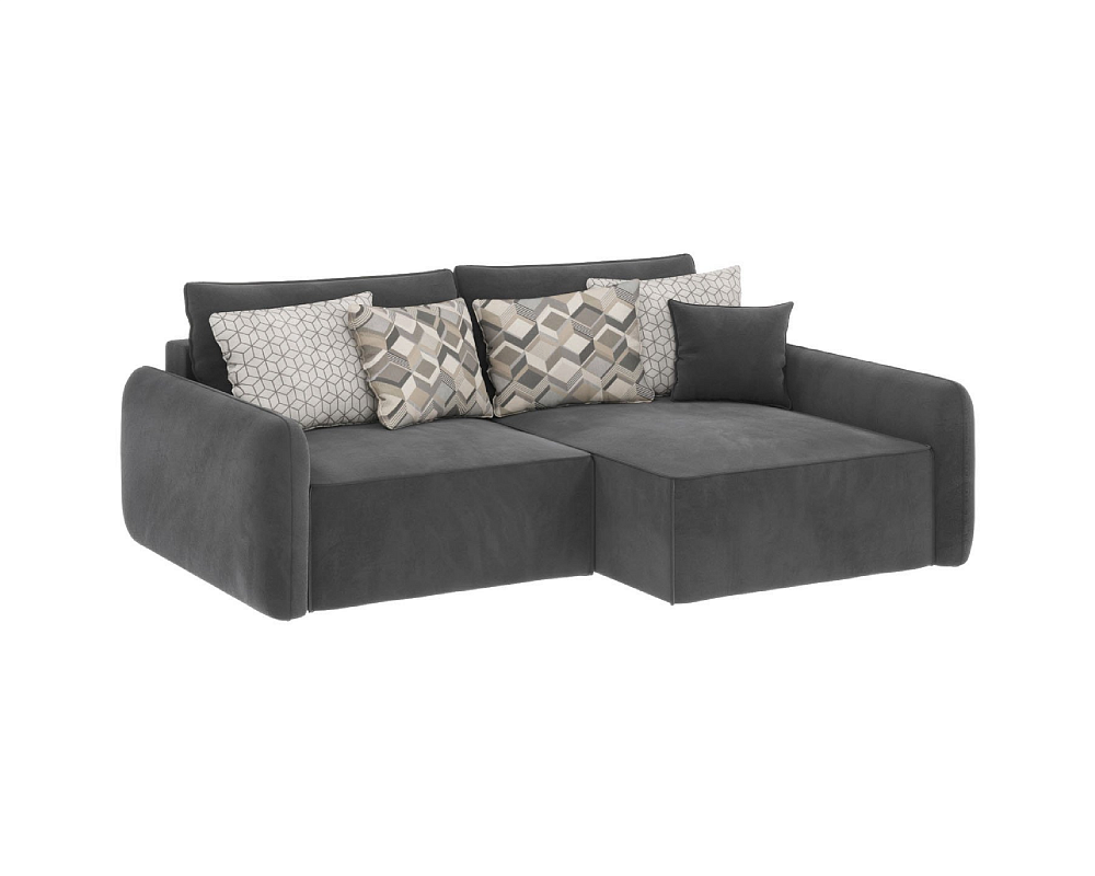 Диван угловой DeeOne Портленд-4 AAA4151007 серый - TheHome